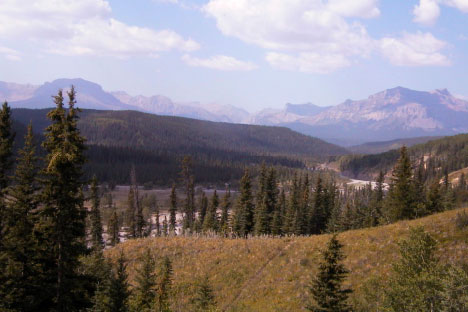 View of Ghost River Valley