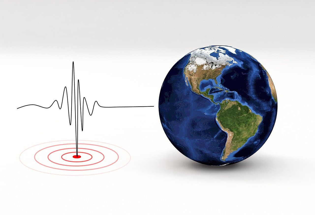 Seismic wave and globe